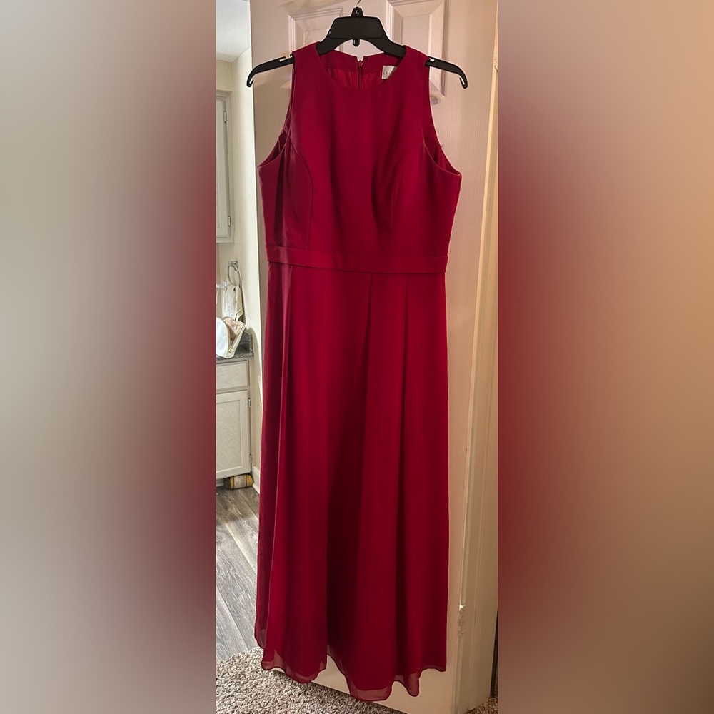 Bill Levkoff Red bridesmaids Dress RN#82955